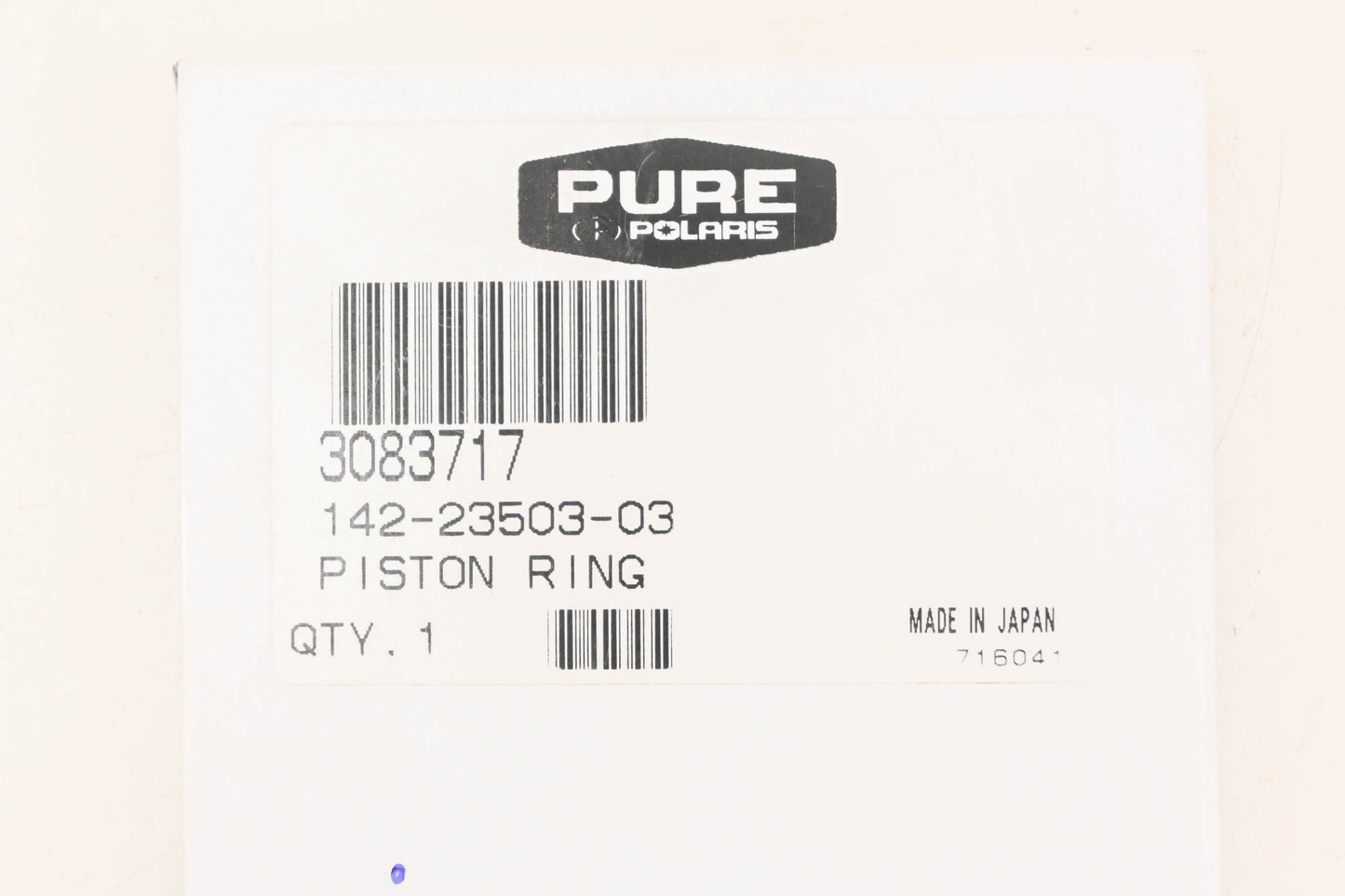 New OEM Polaris 3083717 Robin Piston Ring NOS