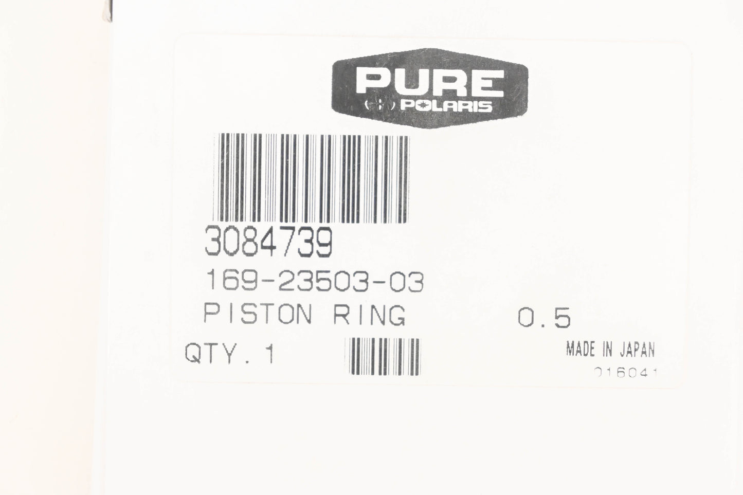 New OEM Polaris 3084739, 169-23503-03 Robin Piston Ring .5mm NOS