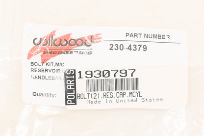 New OEM Polaris 1930797 Wilwood Reservoir Cap Bolts Qty 2 NOS