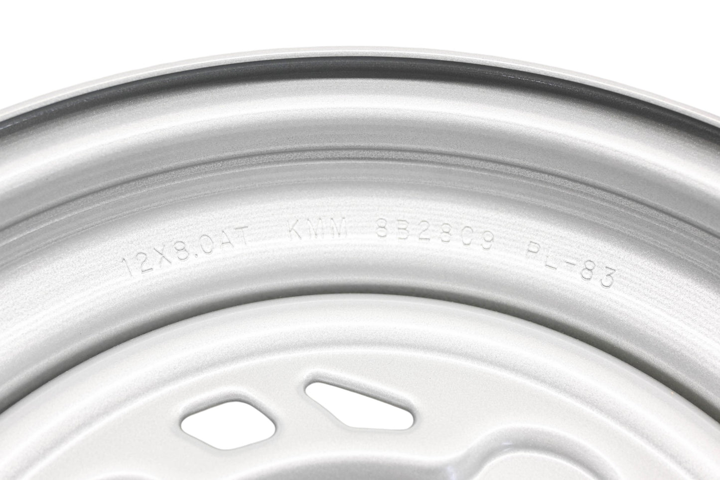 New OEM Polaris 1520713-486 Silver Rear Wheel 12x8 Rim NOS