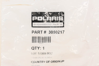 New OEM Polaris 3050217 Drain Plug O-Ring NOS