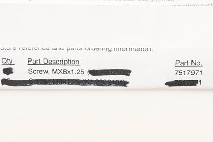 New OEM Polaris 7517971 Rotor MX8x1.25 Screw NOS