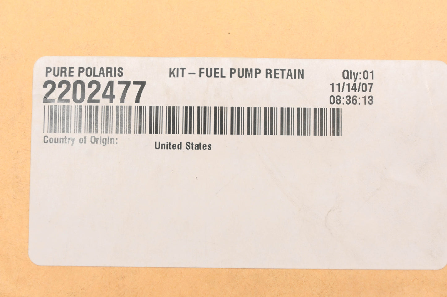 New OEM Polaris 2202477 Fuel Pump Retainer Kit NOS