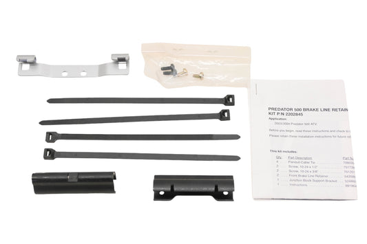 New OEM Polaris 2202845 Predator 500 Brake Line Retainer Kit NOS