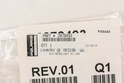 New OEM Polaris 2878493 Headlight Wire Harness Kit NOS