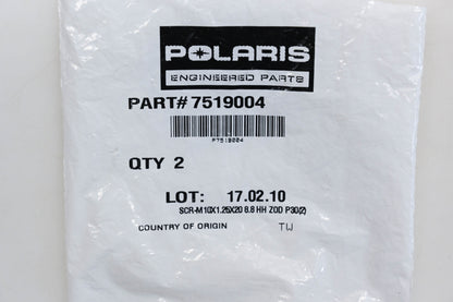 New OEM Polaris 7519004 Bolts Qty 2 NOS