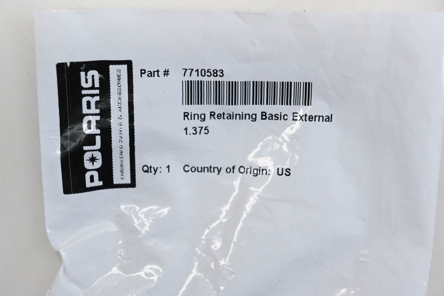 New OEM Polaris 7710583 Retaining Ring NOS
