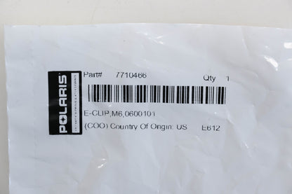 New OEM Polaris 7710466 E-Clips Qty 2 NOS