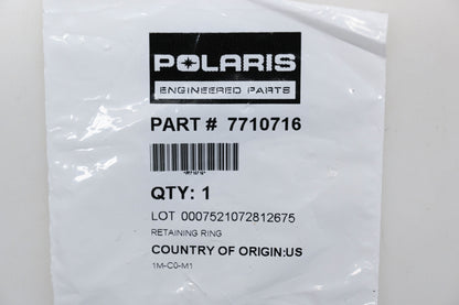 New OEM Polaris 7710716 Retaining Ring NOS