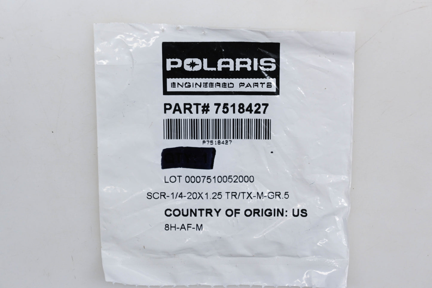 New OEM Polaris 7518427 Screws Qty 2 NOS