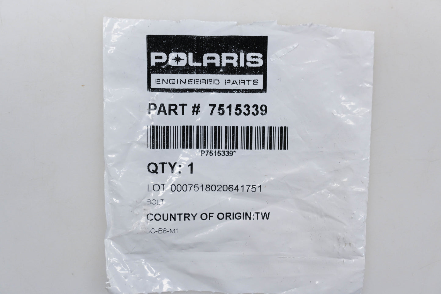 New OEM Polaris 7515339 Bolts Qty 2 NOS