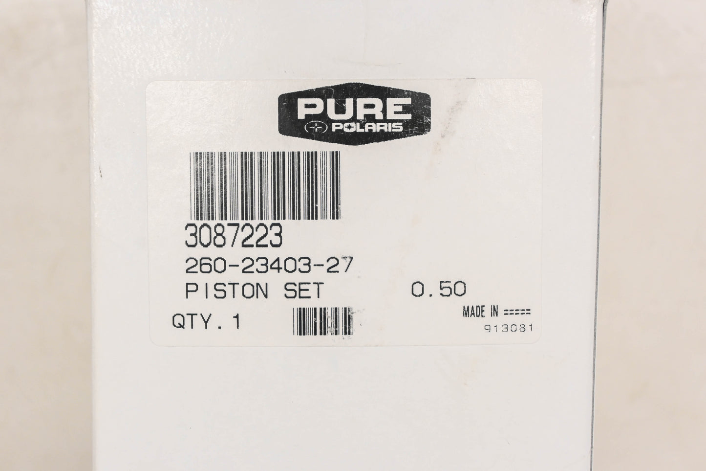 New OEM Polaris 3087223 Piston 0.50 Kit NOS