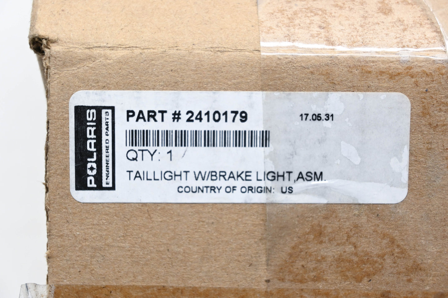 New OEM Polaris 2410179, SAE AT86 Tail Light With Brake Light Assembly NOS