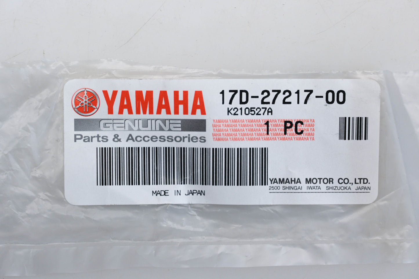 New OEM Yamaha 17D-27217-00-00 Rear Brake Pedal Bolt NOS