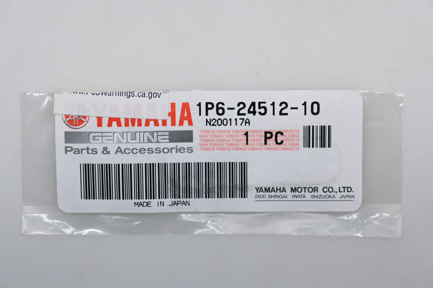 New OEM Yamaha 1P6-24512-10-00 Gasket NOS