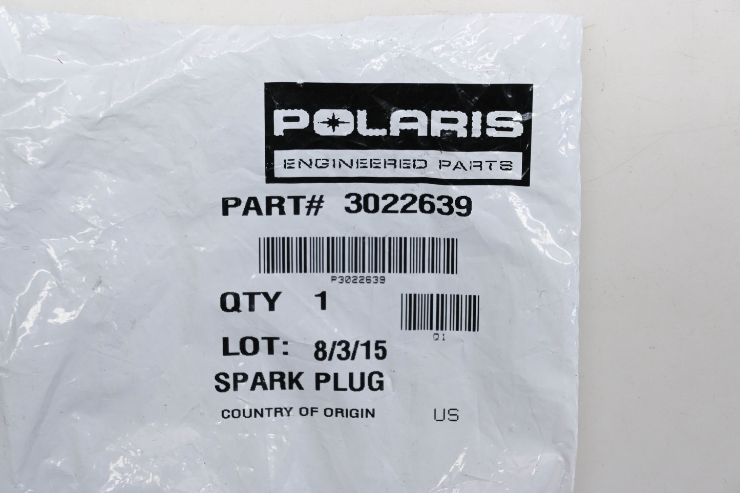 New OEM Polaris 3022639, XG4YCX, 993 Champion Spark Plug NOS