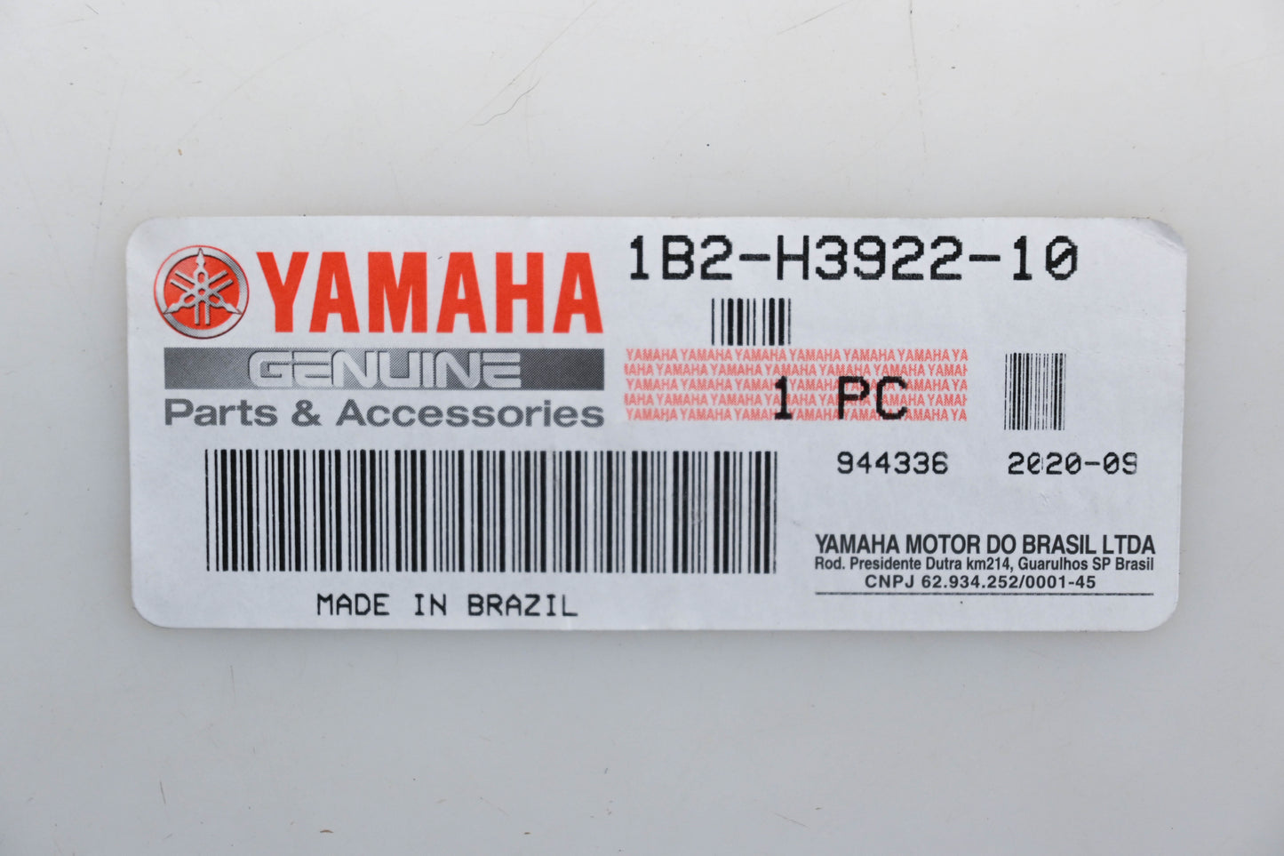 New OEM Yamaha 1B2-H3922-10-00 Brake Lever NOS