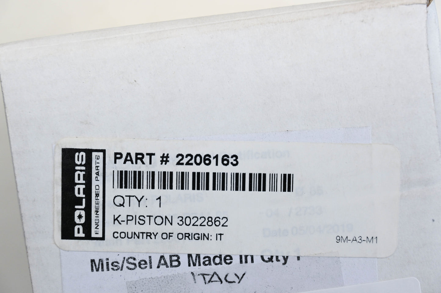 New OEM Polaris 2206163 Piston Kit NOS