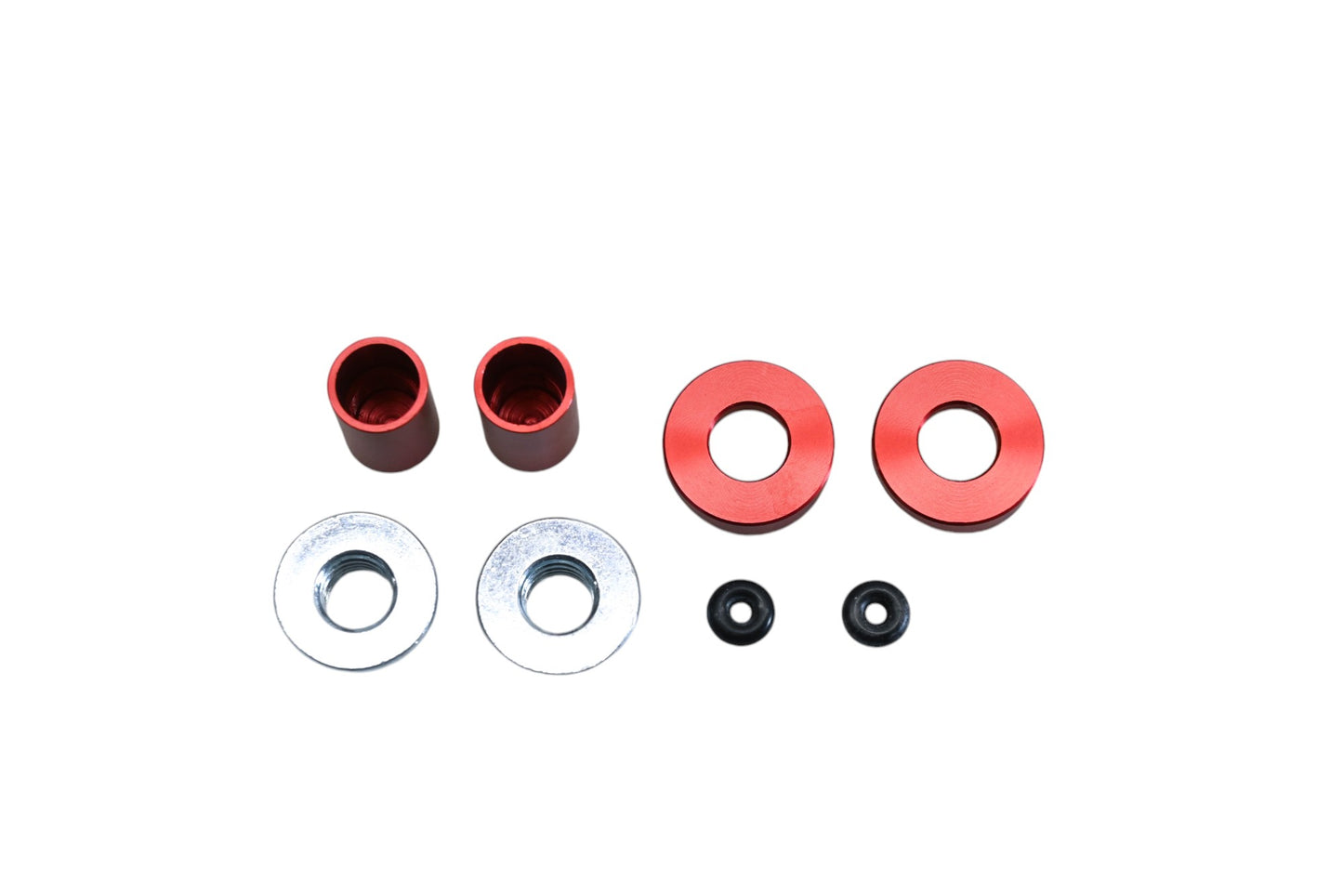 Rideng MX-VCS00-RA Red Valve Cap & Rim Lock Spacer Kit NOS