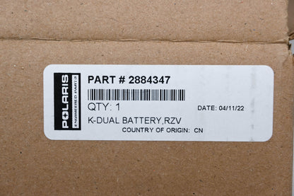 New OEM Polaris 2884347 K-Dual Battery Kit NOS