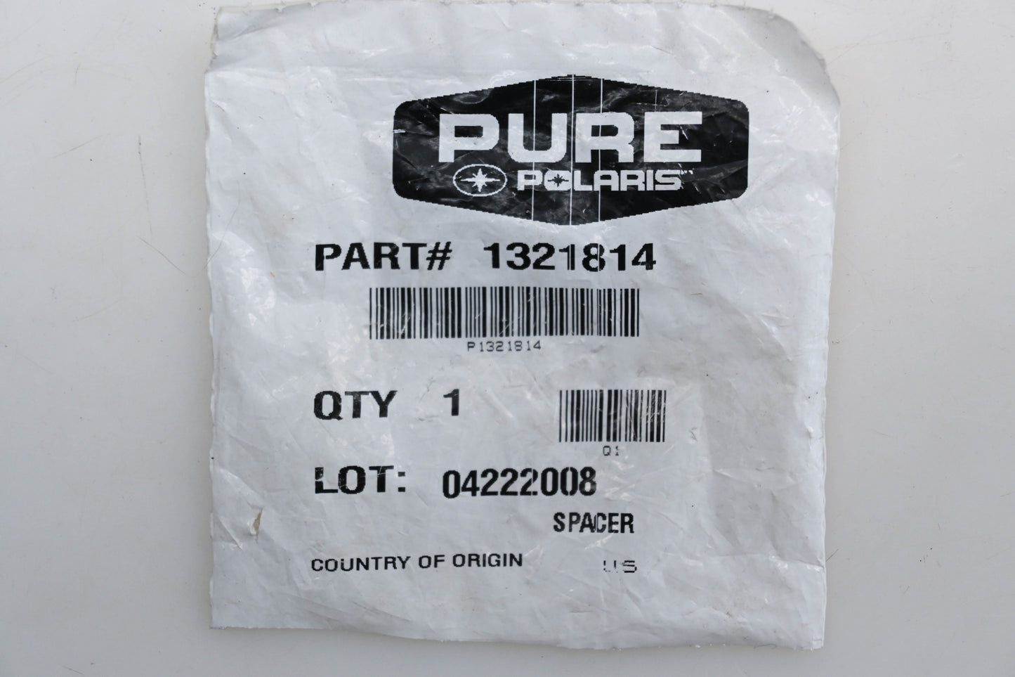 New OEM Polaris 1321814 Spacer NOS