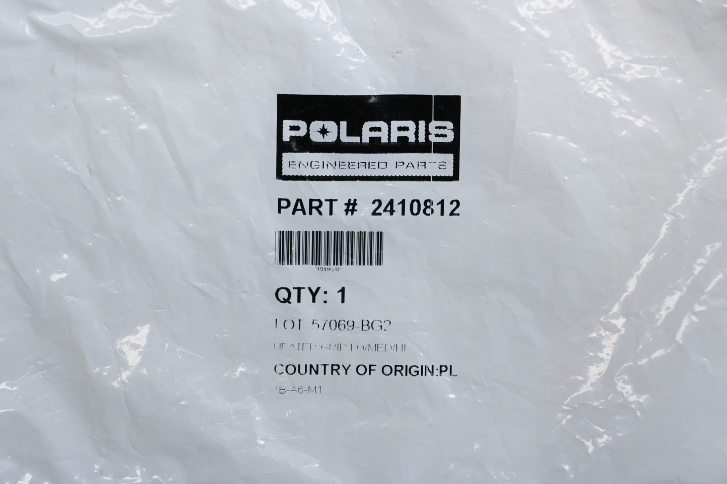 New OEM Polaris 2410812 Grip Heater NOS