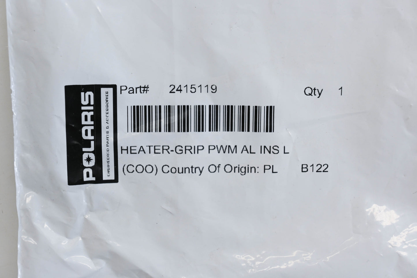 New OEM Polaris 2415119 Grip Heater NOS