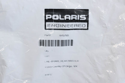 New OEM Polaris 1910765 Rear Brake Line NOS