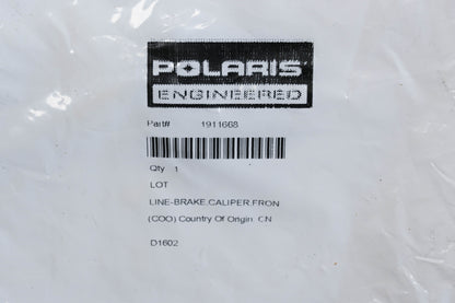 New OEM Polaris 1911668 Front Brake Line NOS