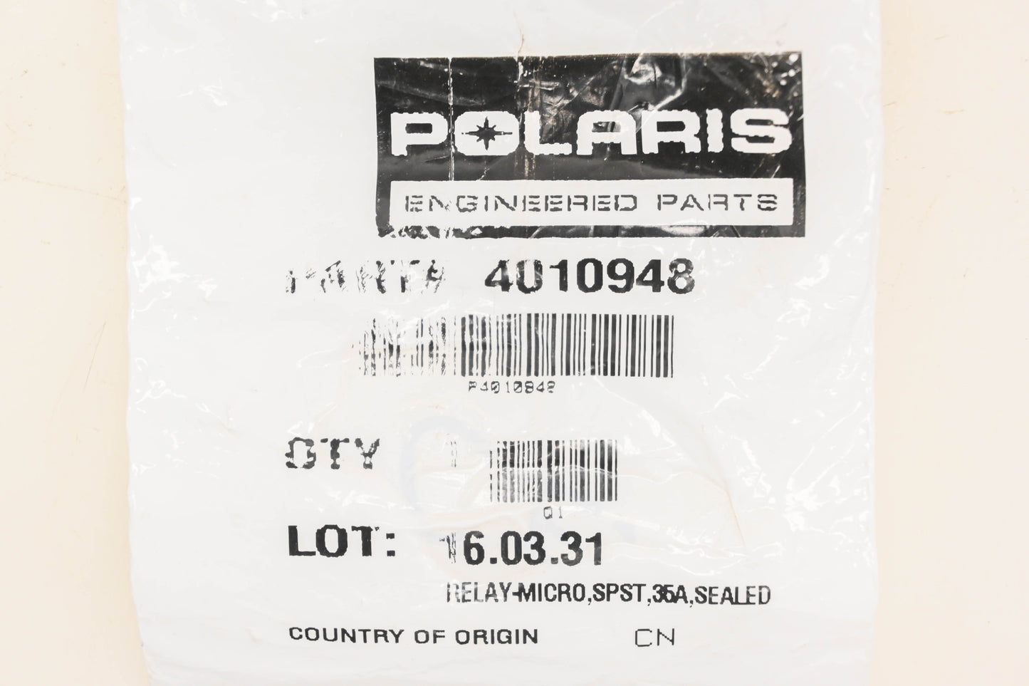 New OEM Polaris 4010948, 871-1A-R1 Relay 35a 14vdc NOS