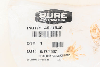 New OEM Polaris 4011040 Wide Band Oxygen Sensor NOS