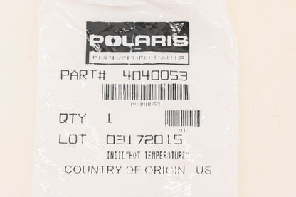 New OEM Polaris 4040053 Hot Temperature Indicator Light NOS