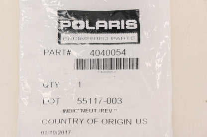 New OEM Polaris 4040054 Neutral Reverse Indicator Light NOS