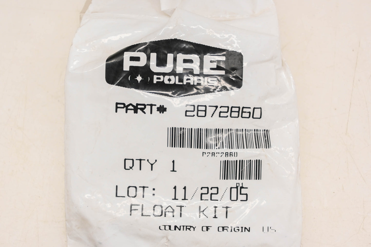 New OEM Polaris 2872860 Fuel Sender Float Kit NOS