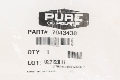 New OEM Polaris 7043430 Clutch Spring NOS