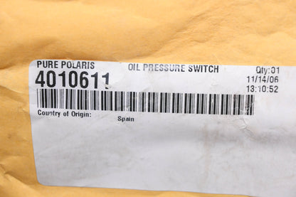 New OEM Polaris 4010611 Oil Pressure Sensor NOS