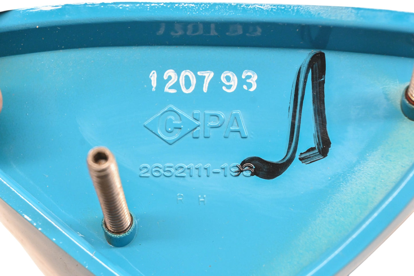 New OEM Polaris 2652111-196 Caribbean Blue Side Mirror NOS