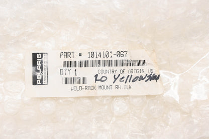 New OEM Polaris 1014101-067 Front Left Rack Mount Bracket NOS
