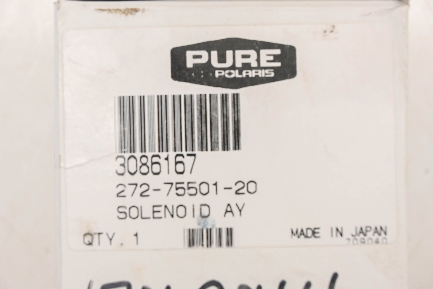 New OEM Polaris 3086167, 272-75501-20 Solenoid Assembly NOS