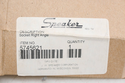 J.W.Speaker 5745621, 4011102 Right Angle Socket NOS