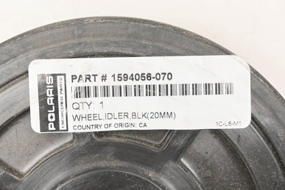 New OEM Polaris 1594056-070 Black 20mm Idler Wheel NOS