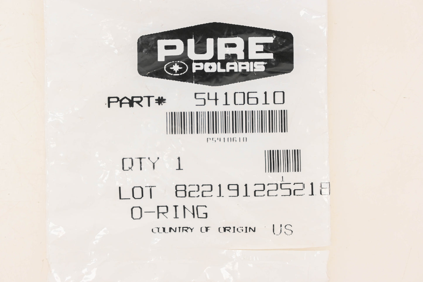 New OEM Polaris 5410610 O-Rings Qty 3 NOS