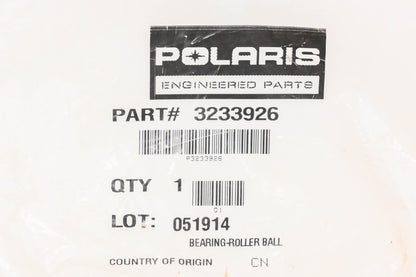 New OEM Polaris 3233926, 6008 BMS Roller Ball Bearing NOS
