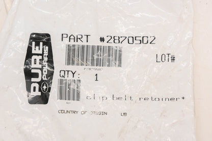 New OEM Polaris 2870502 Belt Retainer Clip Kit NOS