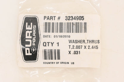 New OEM Polaris 3234905 Thrust Washer NOS