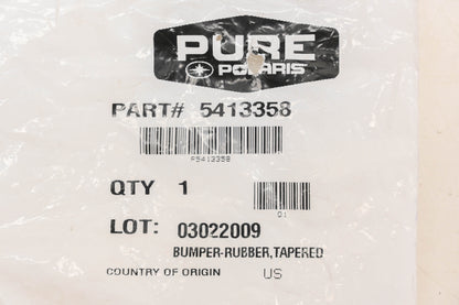 New OEM Polaris 5413358 Tapered Rubber Bumper NOS
