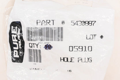 New OEM Polaris 5430887 Hole Plugs Qty 3 NOS