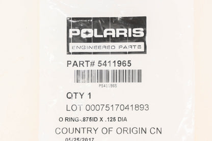New OEM Polaris 5411965 O-Ring NOS