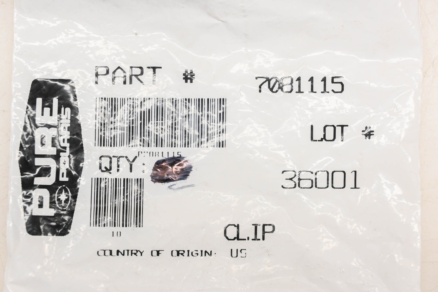New OEM Polaris 7081115 Clips Qty 6 NOS