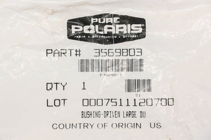 New OEM Polaris 3569803 Secondary Driven Large Bushing NOS